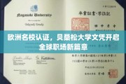 跨国认可力作，贝桑松大学文凭引领国际职场新潮流
